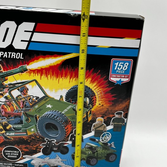 GI Joe Surveillance Patrol Military Construction Set Hasbro 158 Pieces & Figures - Picture 10 of 11